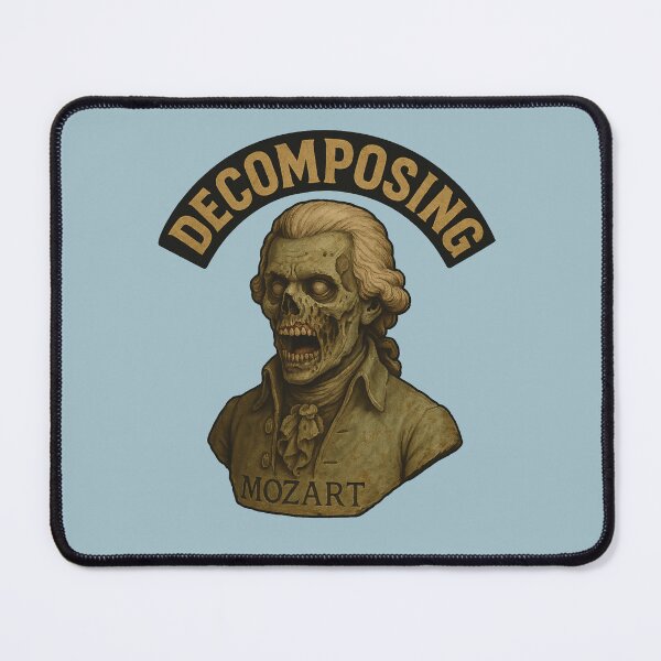 Item preview, Decomposing Mozart – Zombie Classical Music Pun designed and sold by hangmeart.