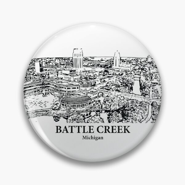 Item preview, Battle Creek - Michigan designed and sold by Lakeric Cityscapes.