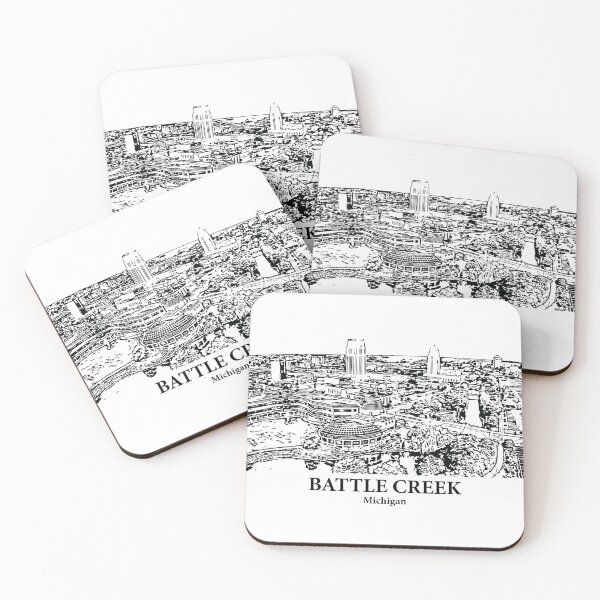 Item preview, Battle Creek - Michigan designed and sold by Lakeric Cityscapes.