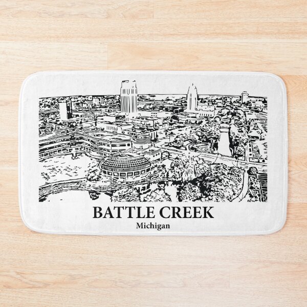 Item preview, Battle Creek - Michigan designed and sold by Lakeric Cityscapes.