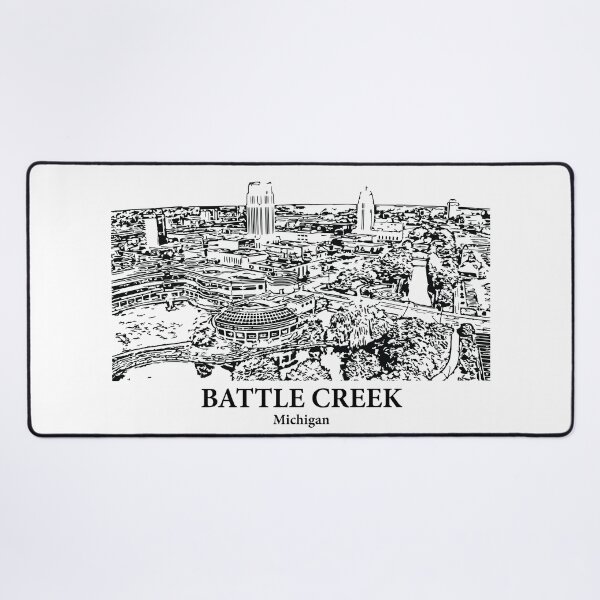 Item preview, Battle Creek - Michigan designed and sold by Lakeric Cityscapes.