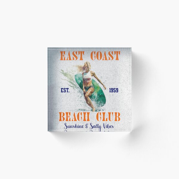 Aperçu de l'œuvre Club de plage de la côte Est créée et vendue par KuronoDesigns.