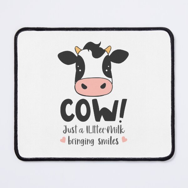Item preview, Cute Cow Quote Design - Just a Little Cow Bringing Big Smiles designed and sold by TrendThreadsfor.