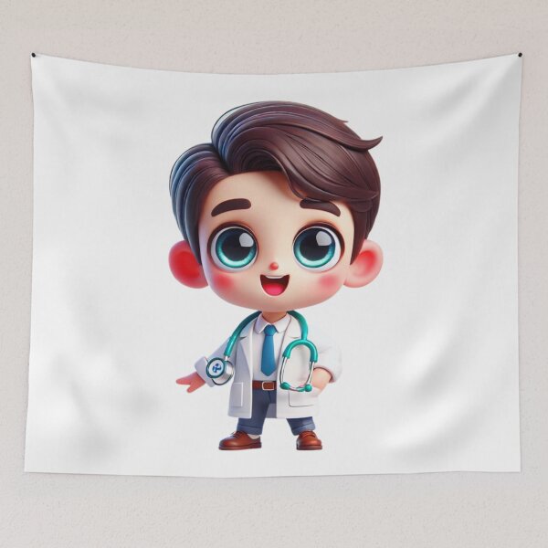 Item preview, Adorable Doctor Boy designed and sold by Sillytoe.