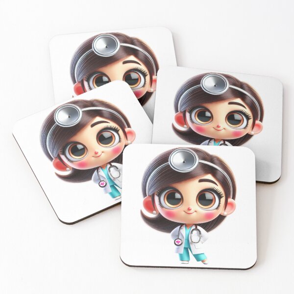 Item preview, Adorable Doctor Girl designed and sold by Sillytoe.