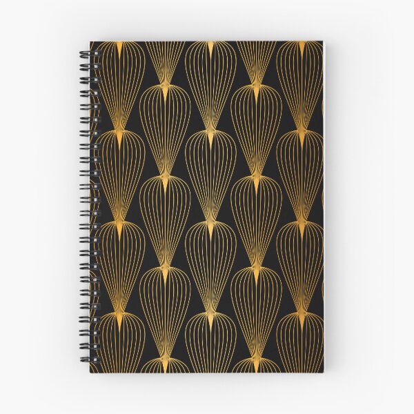 Item preview, Art Deco Golden And Black Luxurious Ombre Pattern designed and sold by DEC02.