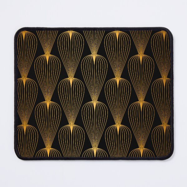Item preview, Art Deco Golden And Black Luxurious Ombre Pattern designed and sold by DEC02.