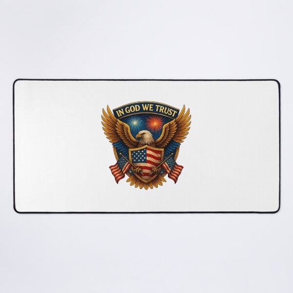 Item preview, 250th Anniversary of the USA - Golden Eagle - In God We Trust designed and sold by Collins Design.