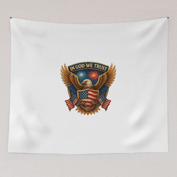 Item preview, 250th Anniversary of the USA - Golden Eagle - In God We Trust designed and sold by Collins Design.