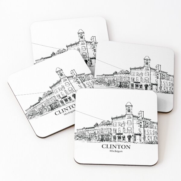 Item preview, Clinton - Michigan designed and sold by Lakeric Cityscapes.