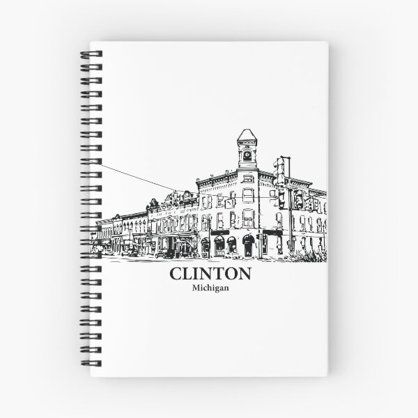 Item preview, Clinton - Michigan designed and sold by Lakeric Cityscapes.