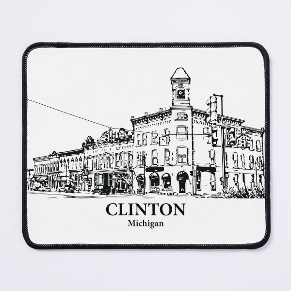 Item preview, Clinton - Michigan designed and sold by Lakeric Cityscapes.