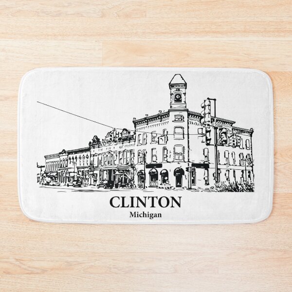 Item preview, Clinton - Michigan designed and sold by Lakeric Cityscapes.