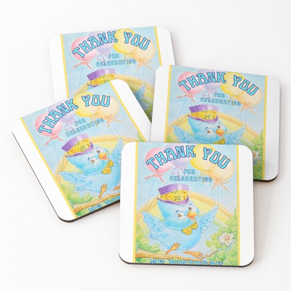 Item preview, Children's Thank you Birthday Sticker  designed and sold by DennisKing.