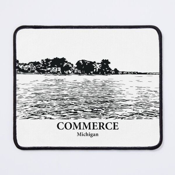 Aperçu de l'œuvre Commerce - Michigan créée et vendue par Lakeric Cityscapes.