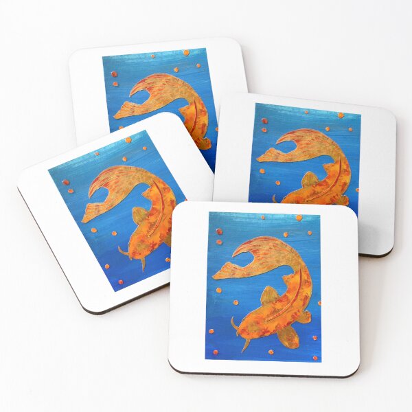 Item preview,  Mystic Flow  Mixed Media Artist Paint & Collage Prints Cards and Posters designed and sold by Junomoon23.