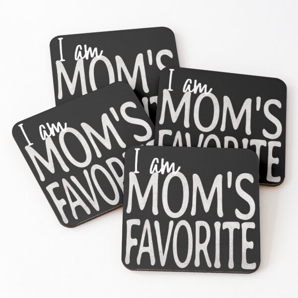 Item preview, I am Mom's Favorite Distressed Text Based designed and sold by DivineHaven.