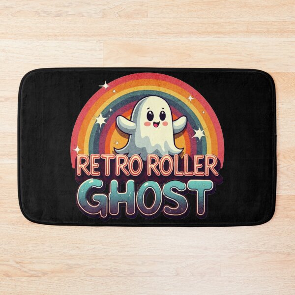 Item preview, Retro Roller Ghost Halloween Skating designed and sold by ArtDesignTp.