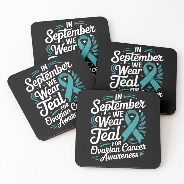 Item preview, Cancer Support Awareness Quote In September We Wear Teal  designed and sold by Ledadi.