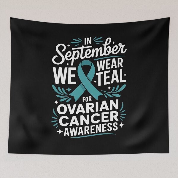 Item preview, Cancer Awareness Quote In September We Wear Teal  designed and sold by Ledadi.