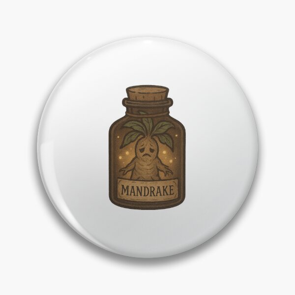 Item preview, Mandrake Apothecary Jar Illustration designed and sold by Vendeloc.