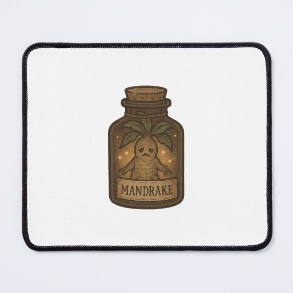 Item preview, Mandrake Apothecary Jar Illustration designed and sold by Vendeloc.