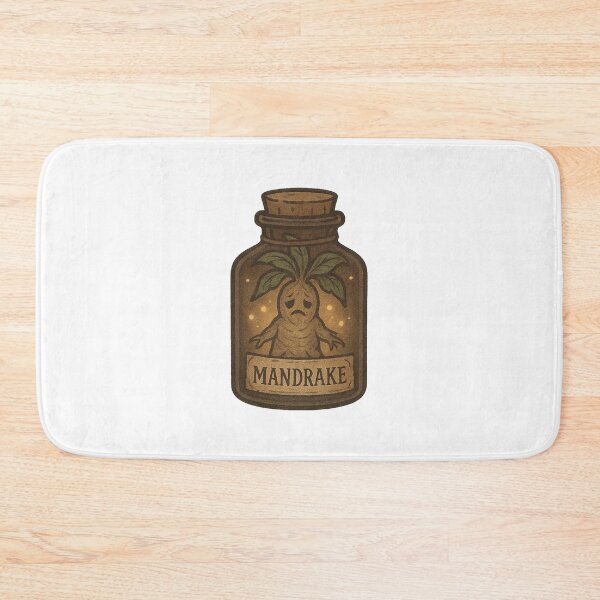 Item preview, Mandrake Apothecary Jar Illustration designed and sold by Vendeloc.