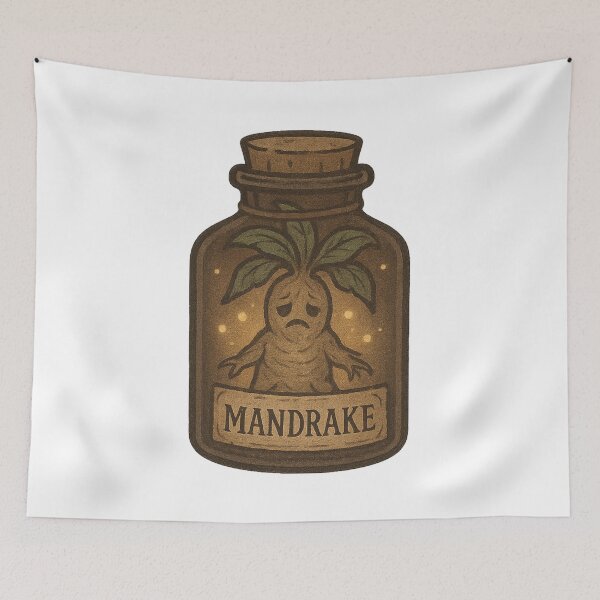 Artikelvorschau, Mandrake Apothekerglas Illustration entworfen und verkauft von Vendeloc.