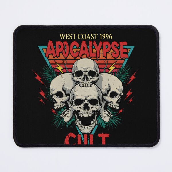 Item preview, APOCALYPSE CULT - West Coast 1996 Retro Skulls Graphic designed and sold by AV.