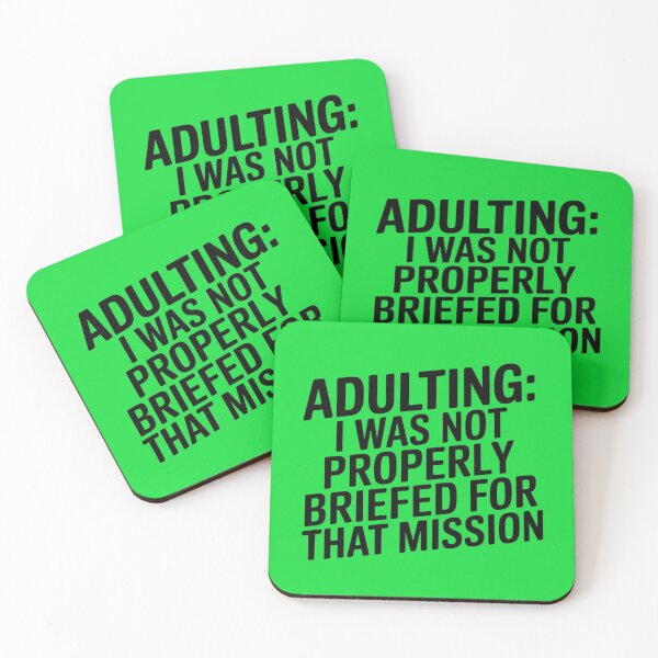 Item preview, Adulting designed and sold by SpaceFrisbee.