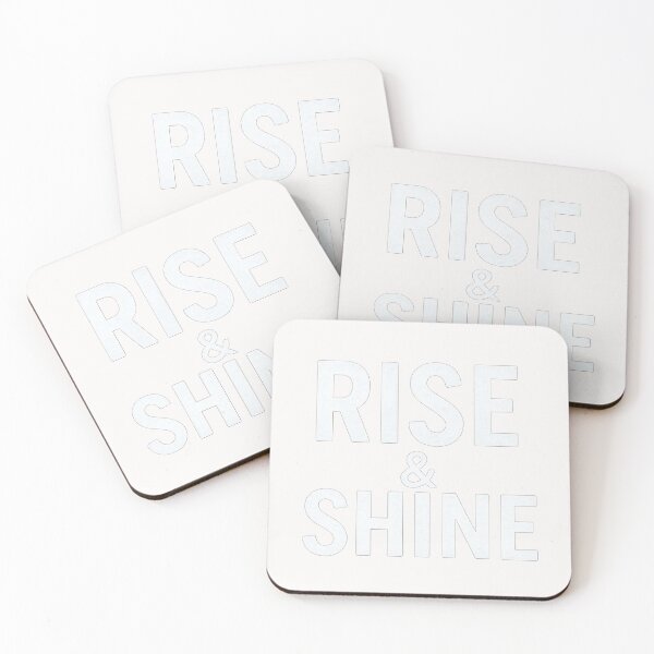 Item preview, Rise and Shine Typography – Motivational Text Design designed and sold by NovaCanvas Studio.