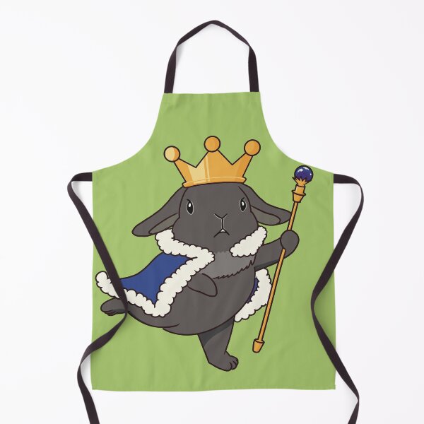 Item preview, Black floppy ears bunny wizard with king’s crown designed and sold by tayaan.