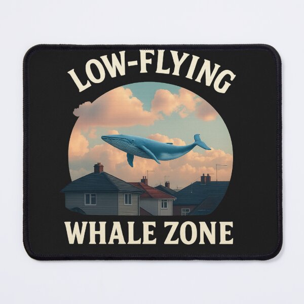 Item preview, Low-Flying Whale Zone – Surreal Whale Graphic T-Shirt designed and sold by MerchbvyTodd.