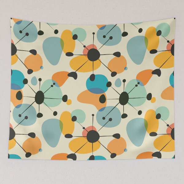 Item preview, Atomic Starburst Boomerangs Mid-Century Retro 50s Vibes designed and sold by trajeado14.