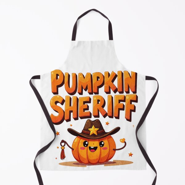 Item preview, Cute Pumpkin Sheriff Halloween Cowboy designed and sold by ArtDesignTp.