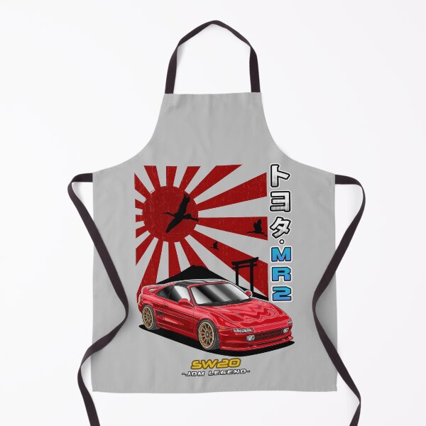 Artikelvorschau, Roter MR2 mit aufgehender Sonne und japanischem Kunststil entworfen und verkauft von JDM Guyvit.