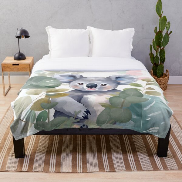 Item preview, Young Koala Among Eucalyptus Leaves designed and sold by Ciervo Primavera.