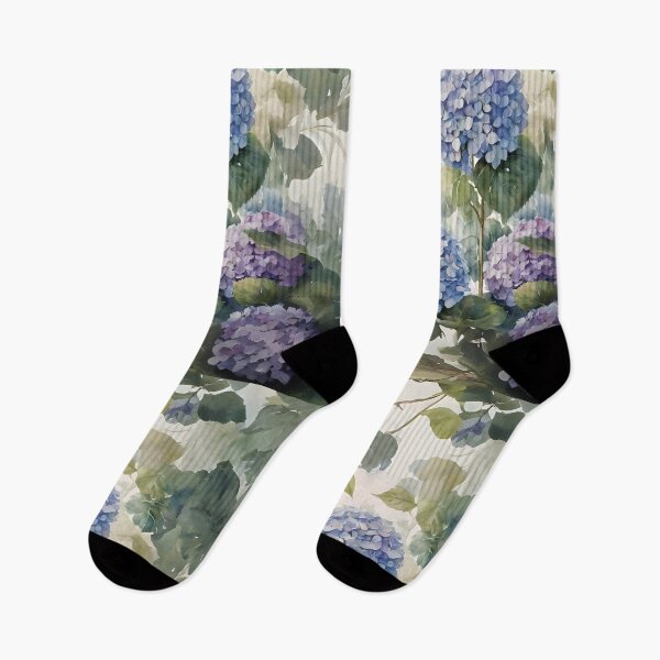 Item preview, Watercolor Garden With Hydrangea Flowers In Spring designed and sold by Ciervo Primavera.