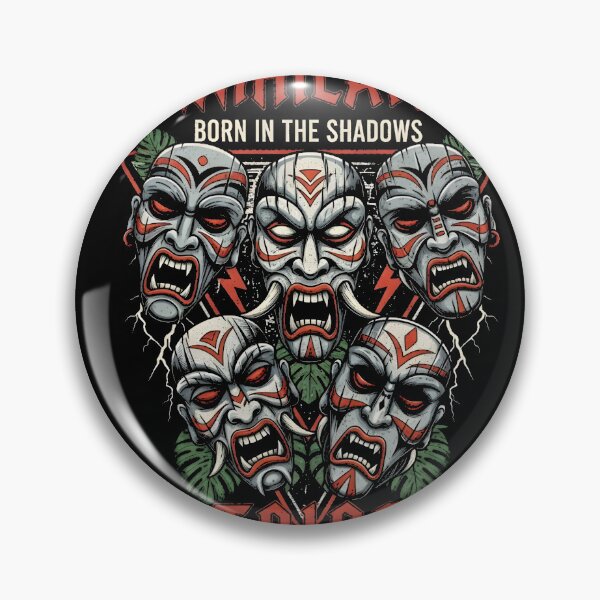 Item preview, ANNIHILATION TRIBE - Tribal Masks Born in the Shadows Art designed and sold by AV.