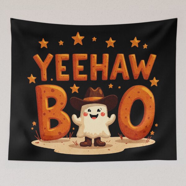 Item preview, Yeehaw Boo Cute Cowboy Ghost Halloween designed and sold by ArtDesignTp.