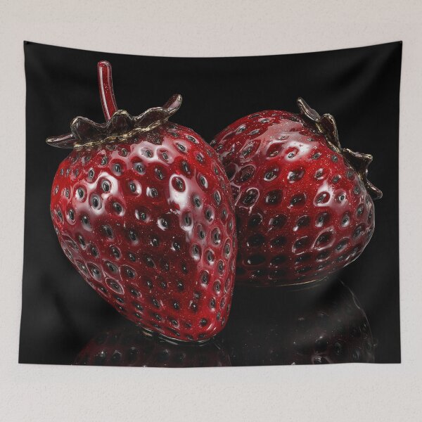 Artikelvorschau, Erdbeeren mit purpurroter Glasur entworfen und verkauft von ArgentoArt.