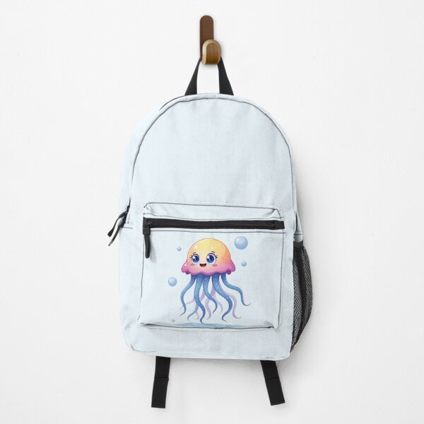 Item preview, Adorable Jellyfish Character – Pastel Sea Life designed and sold by PriyaMagic.
