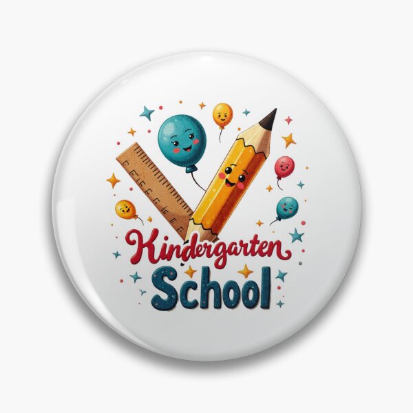 Item preview, Kindergarten School Cute Pencil and Ruler designed and sold by ArtDesignTp.