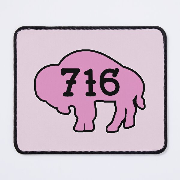 Item preview, Tattoo style 716 Buffalo Silhouette - Pink designed and sold by bamatt30.