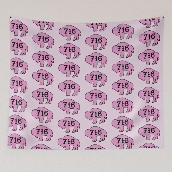 Item preview, Tattoo style 716 Buffalo Silhouette - Pink designed and sold by bamatt30.
