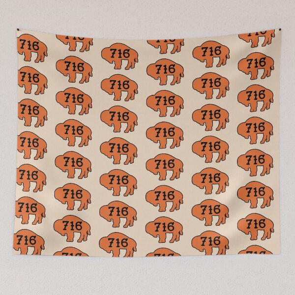 Item preview, Tattoo style 716 Buffalo Silhouette - Orange designed and sold by bamatt30.