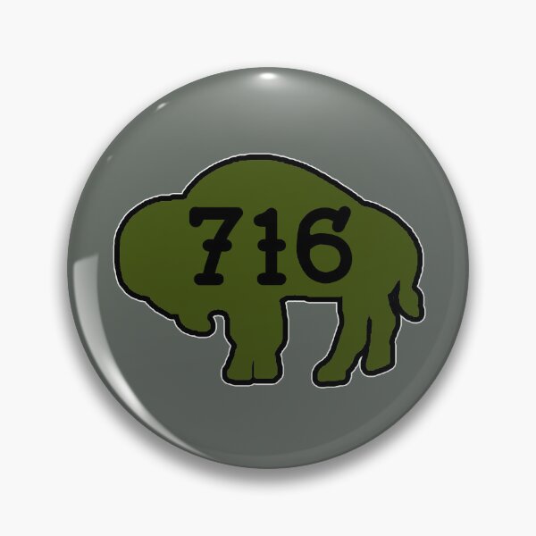 Item preview, Tattoo style 716 Buffalo Silhouette - Olive designed and sold by bamatt30.