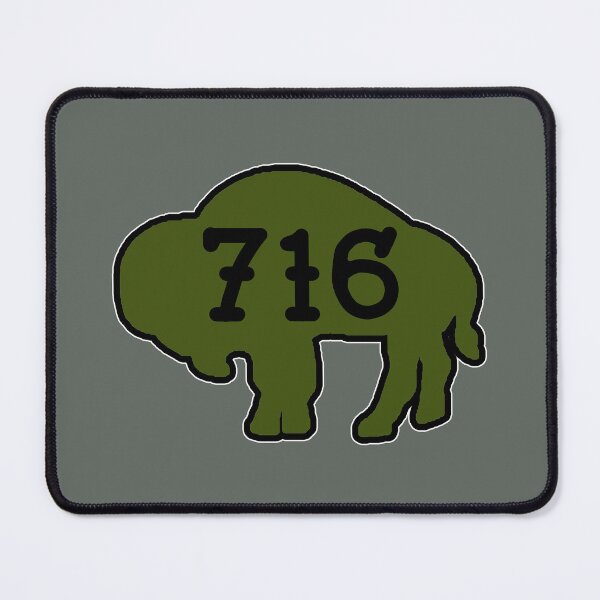 Item preview, Tattoo style 716 Buffalo Silhouette - Olive designed and sold by bamatt30.