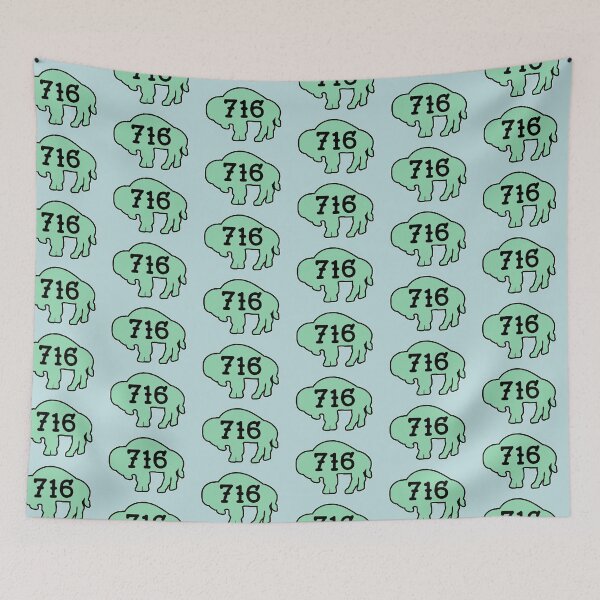 Item preview, Tattoo style 716 Buffalo Silhouette - Mint designed and sold by bamatt30.