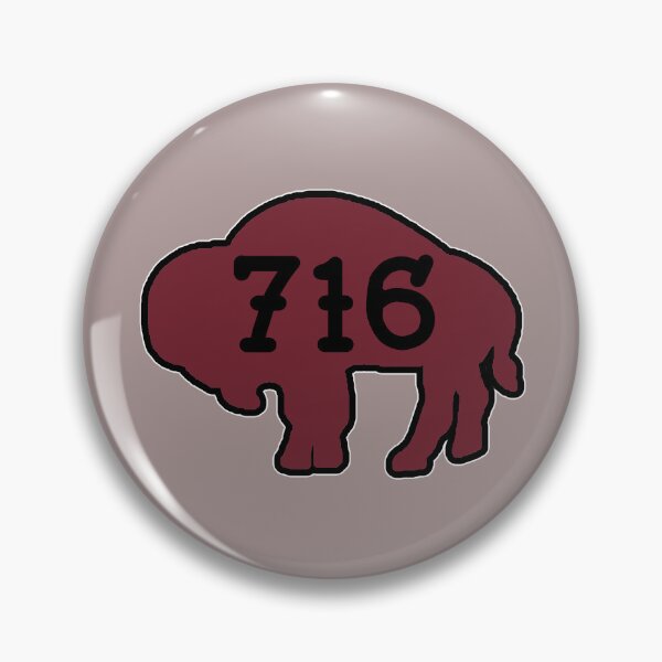 Item preview, Tattoo style 716 Buffalo Silhouette - Maroon designed and sold by bamatt30.
